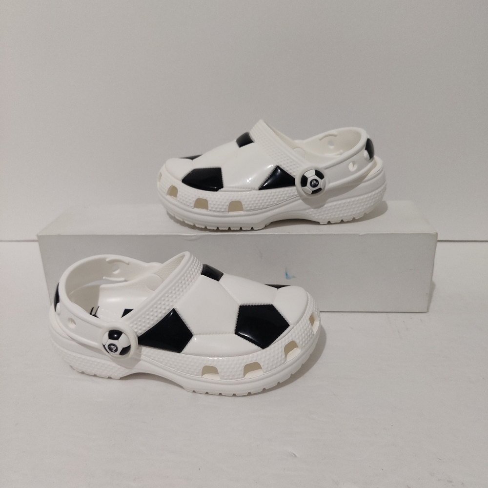 Crocs Toddler Classic Soccer Ball Clogs NWT